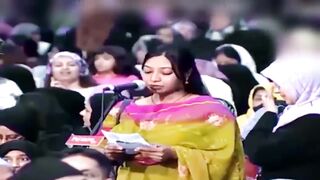 فتاة هندوسية ل د ذاكر نايك  أجب على 3 أسئلة وسأعتنق الأسلام الأن   مدبلج للعربية