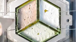 How to make multicolored handmade tile at home