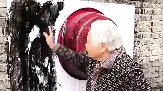 Grandma will leave you speechless with her painting skills!