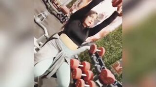 Indian beautiful gym girl