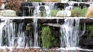 NATURE BEAUTYwater fall spring rocks summer