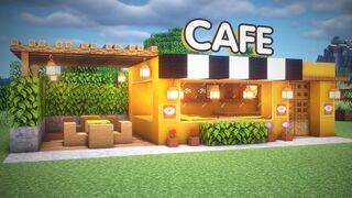 How To Build A Cafe | Minecraft #halny