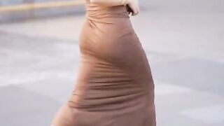 Beautiful lady on the way