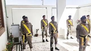 Motorway Police Parade In Action