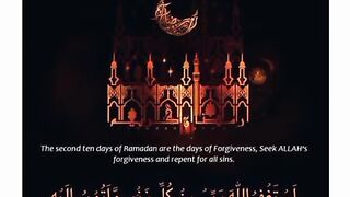 2nd Ashra of Ramadan