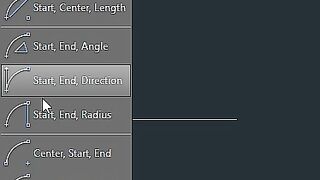 START END RADIUS