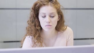 Business woman working in the office