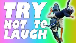 TRY NOT TO LAUGH OR GRIN - MOTORCYCLE EDITION 2017