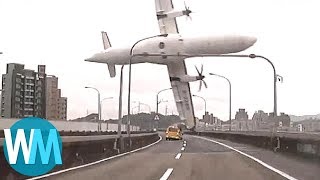 TOP 10 des pires CRASHS D'AVIONS dans le monde !