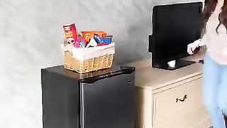 Dad vs the hotel minibar