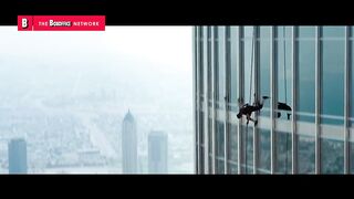 Tom cruise climbs the world's tallest building Mission impossible