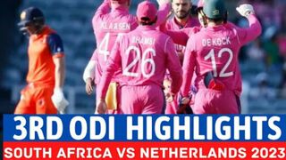 South Africa VS Netherlands 3rd ODI match full highlights