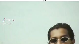 My friend after wearing three peace suits