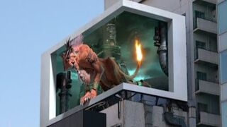 Наружная 3D светодиодная видео стена-Outdoor 3D LED display wall