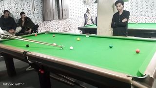 My friend snooker tonight