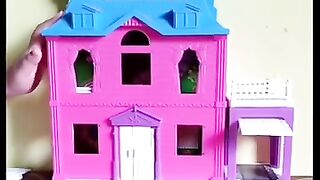 My dream doll house tour doll house for childrens playing _360p