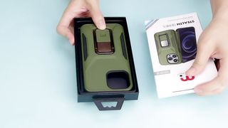 MYBAT Pro Designed for iPhone 13 Pro Case with Stand, 6.1 inch, Shockproof Stealth Series