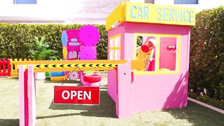 Diana and Roma's Car Service Adventure!