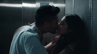 Kisses scene Devon and Leela