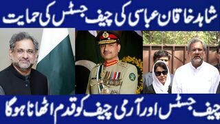 Shahid Khaqan Abbasi big demand from Army Chief