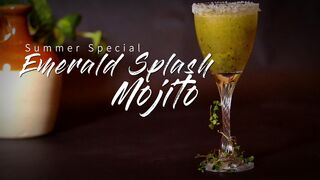How to make perfect Summer Drink Recipe - The Emerald Splash Mojito