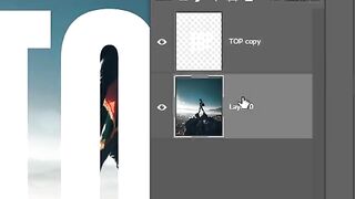 How to place Text Behind Anything