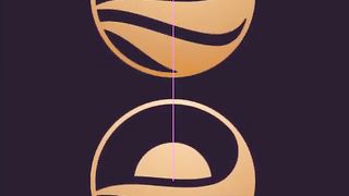 Image trace - gradient logo - Short Illustrator Tutorial