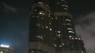 Burjkhalifa at Night  and Dubai dancing fountain