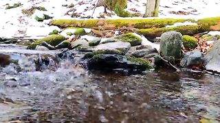 Beautiful ice view beautiful waterfall