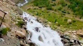Long waterfall of kalam and swat
