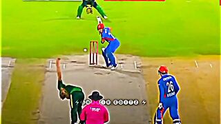 Isanulla Brilliant Wicket With Afghanistan Batsman