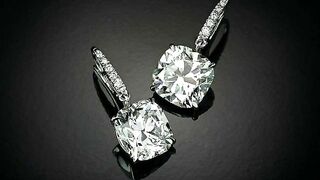 Diamond & pearl earrings earstudd for women sparkling diamond cluster earring earstudd