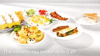 Electric Cooker for Hard Boiled, Egg Bites Maker and Poacher