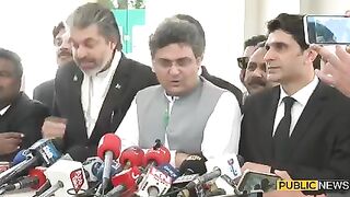 فیصل جاوید کی میذیا سے گفتگو #publicnews #breakingnews