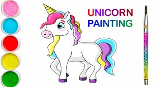 How To Draw A Unicorn Step By Step  Unicorn Drawing Lesson For Kids