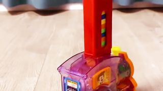 Train Domino Building