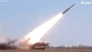 Ukrainian missile shoots Russian helicopter out the sky with incredible shot