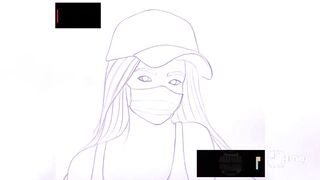 Girl Drawing