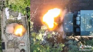 Ukrainian drone dropped munitions, claimed to be from Kharkiv Oblast