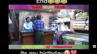 Funny tiler prank by nadir Ali