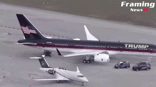 Mantan Presiden AS Donald Trump tiba di New York menjelang dakwaan 4 April 2023