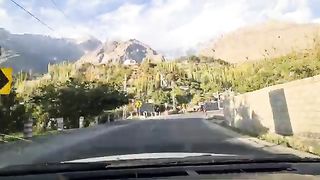 In charming gilgit during drivering