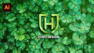 CHJ Logo Design | Modern Logo Design In Adobe Illustrator Tutorial For Beginner's