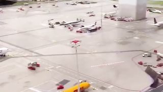 Modern airport