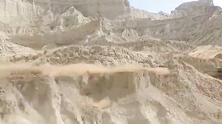Traveling through Mars. Hingol National Park. Pakistan