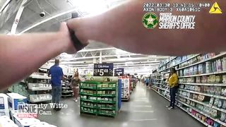 Woman With Knife in Walmart