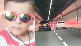 Whow car reach  stan very very denger