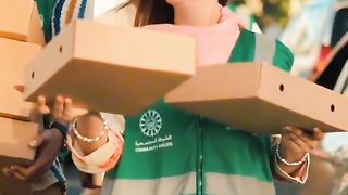 Faryal fairy distribute aftriii among needy people