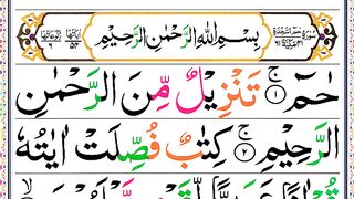 041.Surah Haa Meem As Sajdah Panipatti Voice [Surah Fussilat Full with HD Arabic Text].