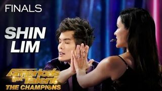 DON'T BLINK! Shin Lim Performs Epic Magic With Melissa Fumero - America's Got Talent: The Champions